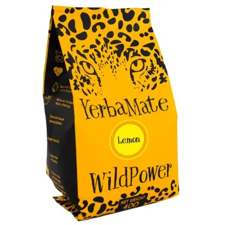 Pyszna yerba mate Lemon z cytryną pakowana 400g